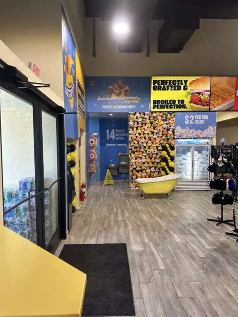 Interior graphics for Duck Stop: store-wide interior branding. Installed by Sheridan Print in the Chicago area.
