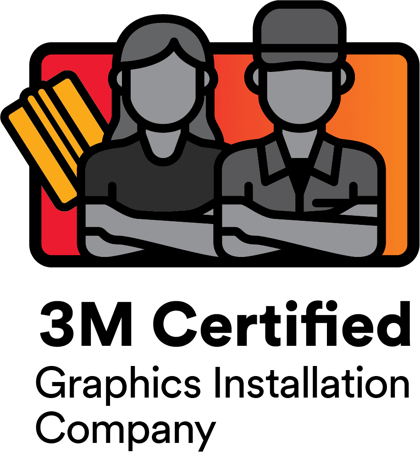 3M Certified Graphics Installation Company badge